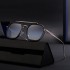 2024 New European and American Punk Style Sunglasses Men's Metal Box Sunglasses Cross border Wholesale Sunglasses