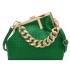 Bag women's bag new 2024 European and American fashion candy color shoulder bag ins internet famous girl chain handbag pu