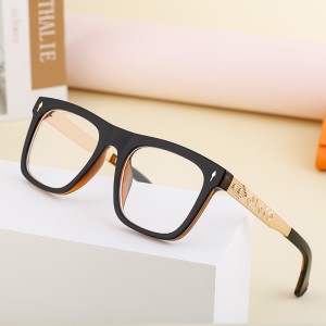 2024 New European and American Retro Box Glasses Frame for Men Can be Paired with Myopia Optical Glasses Frame for Men Cross border Glasses Wholesale