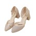 2021 Summer New Baotou Sandals Women's Korean Edition Pointed Root Root Coarse Heel Women's Shoes One Button Fashion Sandals Foreign Trade