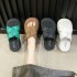 Outing slippers for women in summer 2024, new style with thick sponge cake sole, height increasing, small and casual beach sandals for outdoor wear