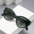 2024 New European and American Fashion Cat Eye Sunglasses for Women, Personalized Street Photography Sunglasses for Women, Cross border Wholesale Sunglasses