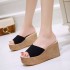 2019 Summer New Women's Shoes, Sponge Cake Thick Bottom Women's Sandals, Slippers, One Word Casual Sandals, Wholesale