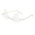 2022 New Dragonfly Sunglasses Women's Fashion Wings Sunglasses Women's Trendy Double Lens Party Ball Sunglasses