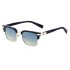 2023 New Retro Box Sunglasses Men's Eyebrow Frame Anti UV Sunglasses Men's Cross border Wholesale Shapes