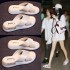 Sandals for women 2021 new summer Korean style trendy cross with thick sole ins trendy student slope heel sandals