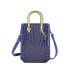 Bags Bag Women's Bag 2024 New European and American Fashion Stone Pattern Personalized Retro Bright Face Handheld Crossbody Tote Bag