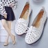 Baotou cool slippers women's 2019 summer new style polka dot mesh bow semi cool slippers, when paired with Korean version