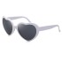 Lights become love romantic glasses at night Tiktok net red same sunglasses fashion peach sunglasses female fashion 2023