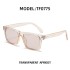 2022 European and American Fashion T-shaped Box Sunscreen Sunglasses for Women Ins Korean Edition Sunglasses for Men Cross border Wholesale