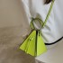 Cross border personalized triangle bag 2024 new forest style soft girl candy color western-style hand-held crossbody shoulder bag cross-border pu