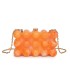 Foreign trade acrylic bag for women 2024 new European and American fashion candy color niche versatile chain crossbody box bag