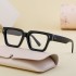 2024 New European and American Fashion Box Glasses for Women Can be Paired with Myopia Flat Glasses for Men Optical Frame Cross border Wholesale