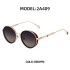 2022 European and American retro oval frame sunglasses men's side bag small frame women's sunglasses trendy cross-border glasses wholesale