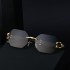 Retro imitation wood grain leopard leg sunglasses men's square edged driving sunglasses cross-border wholesale shapes