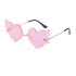 New Fashionable Heartbreak Love Sunglasses for Women, European and American Personalized Trendy Ball Sunglasses for Women, Trendy Sunglasses