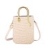 Bags Bag Women's Bag 2024 New European and American Fashion Stone Pattern Personalized Retro Bright Face Handheld Crossbody Tote Bag