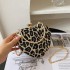 Autumn/Winter 2024 New Korean Fashion Leopard Pattern Personalized Ins Internet Celebrity Women's Cross Shoulder Single Shoulder Love Bag Trend