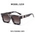 2022 New Fashionable Large Frame Sunglasses for Men, Internet Celebrities, Same Style Box Sunglasses for Men, Trendy, European and American Cross border Shapes