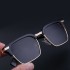 European and American New Retro Polarized Eyebrow Frame Sunglasses Men's Box Sunglasses Men's Glasses Cross border Wholesale Sunglasses