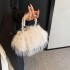 Autumn and Winter Hair Bag 2024 New Fairy Bag Ins Xiaohongshu Same Style Small Fragrant Pearl Chain Underarm Bag