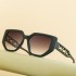 2024 New European and American Cat's Eye Sunglasses for Women with a High Quality feel, Hollow out Small Frame Sunglasses for Women, Cross border Wholesale Sunglass