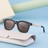 2024 New European and American Retro Box Sunglasses Men's Trendy Sunscreen Sunglasses Men's Cross border Glasses Wholesale Shapes