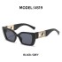 European and American fashion small box sunglasses for women, high-end fashion trend, cat eye inlaid diamond sunglasses for men, cross-border wholesale 2023