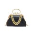 Bag Autumn 2024 New Korean Fashion Candy Color Thick Chain Handheld Women's Crossbody Bright Face Banquet Bag PU