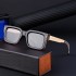 2024 New European and American Fashion Box Glasses Frame for Men Can be Paired with Myopia Flat Light Glasses for Men Optical Glasses Frame Wholesale