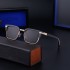 2023 New Retro Box Sunglasses Men's Eyebrow Frame Anti UV Sunglasses Men's Cross border Wholesale Shapes