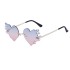 New Fashionable Heartbreak Love Sunglasses for Women, European and American Personalized Trendy Ball Sunglasses for Women, Trendy Sunglasses