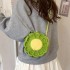 Summer bag 2024 new small fresh artistic girl fashion flower shoulder bag ins crossbody knitted bag trend