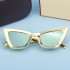 European and American Fashion Cat Eye Sunglasses, Women's Trendy Personalized Small Frame Sunglasses, Men's Cross border Sunglasses Wholesale, Sunglasses