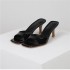 European and American square head slim heel fashion cooler 2023 new women's independent station plus size one word sexy cooler