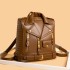 New 2024 Korean version fashionable and personalized backpacks for women, popular with rivets and trendy large capacity travel backpacks