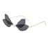 2022 New Dragonfly Sunglasses Women's Fashion Wings Sunglasses Women's Trendy Double Lens Party Ball Sunglasses