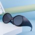 2024 Fashion Oval Frame Sunglasses for Women, Trendy European and American Popular Products, Internet Celebrity Large Frame Sunglasses for Women, Cross border Wholesale