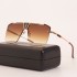 2022 New Large Frame Sunglasses Men's Sunglasses Square Sunglasses Men's Trendy 10076 Sunglasses