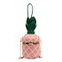 Personalized Pineapple Style Bag 2023 Small Fresh Art Girl Ins Single Shoulder Crossbody Rivet Chain Cylinder Bag