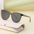 2024 New Fashionable Cat Eye Polarized Sunglasses for Women's High end Street Photography Outdoor Sunscreen Sunglasses Wholesale for Women's Glasses