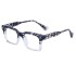 Fashion Propionic Acid Metal Insert Box Glasses Frame for Men Korean Edition Glasses Frame for Men Can be Paired with Myopia Optical Glasses Frame Wholesale