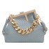 Bag women's bag new 2024 European and American fashion candy color shoulder bag ins internet famous girl chain handbag pu