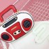 Bags Fashion Women's Bag 2024 Summer New Fashion Rivet Retro Radio Instagram Internet Celebrity Single Shoulder Crossbody Bag