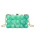 Foreign trade acrylic bag for women 2024 new European and American fashion candy color niche versatile chain crossbody box bag