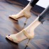 2021 Spring/Summer New Fairy Style Fashion Internet Celebrity Stiletto High Heels Sandals for Outerwear One Line Cool Dragging Slippers