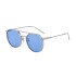 2023 new retro oval frame sunglasses men's metal double beam driving sunglasses cross-border wholesale shapes