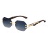 Retro imitation wood grain leopard leg sunglasses men's square edged driving sunglasses cross-border wholesale shapes