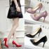 Nightclub follow-up shoe wholesale 2017 spring new pointed high heels, slim heels, women's shoes, work shoes