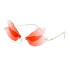 2022 New Dragonfly Sunglasses Women's Fashion Wings Sunglasses Women's Trendy Double Lens Party Ball Sunglasses